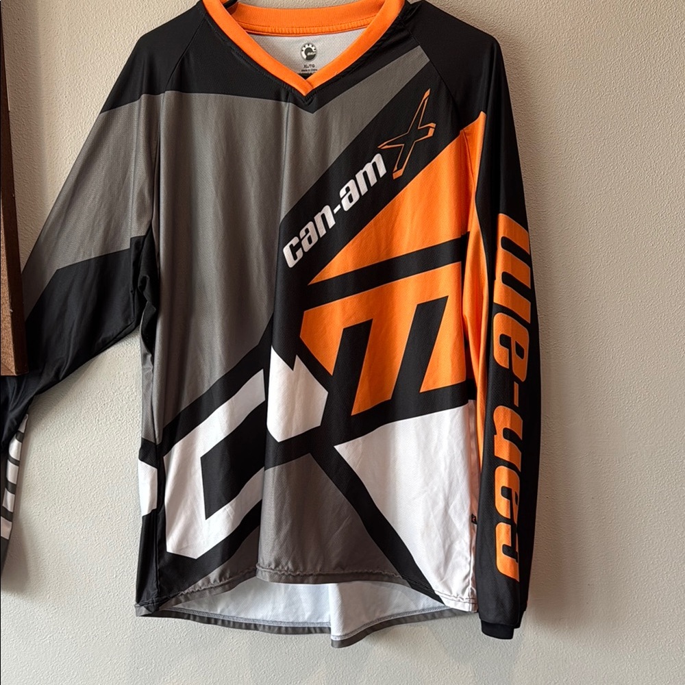 Women's Graphic Jersey - Black, Orange, Gray